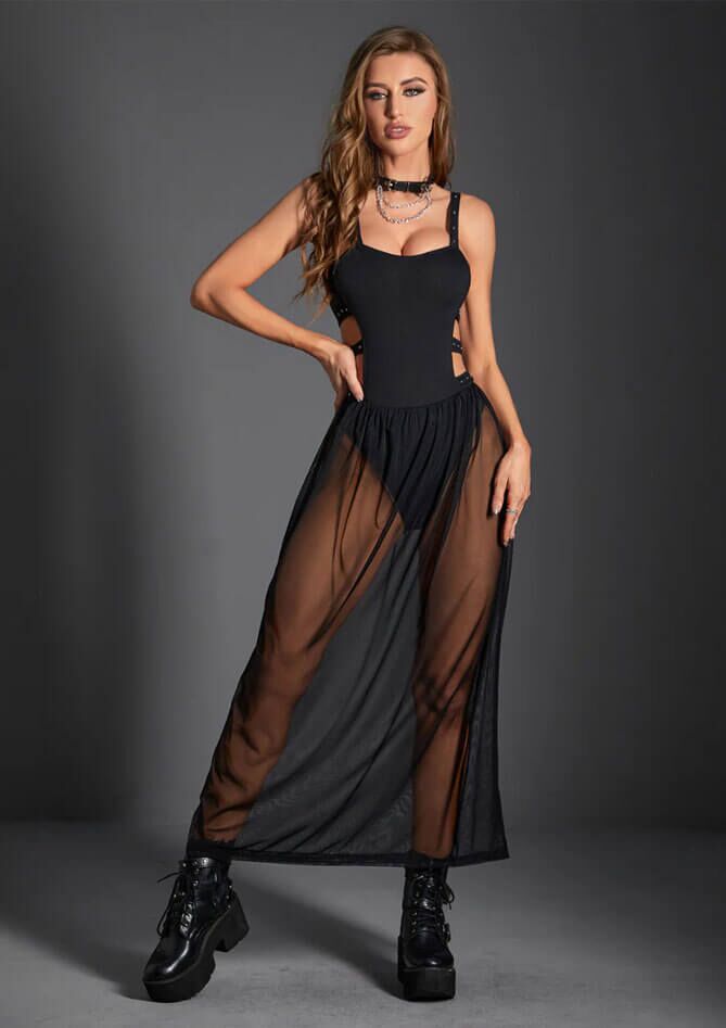 See Through Corset Dress See Through Corset Dress