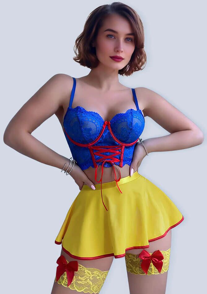 Slutty Snow Cosplay Lingerie