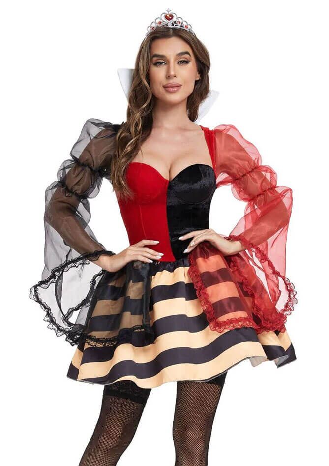 Villain Queen Fancy Dress Costume (1) Villain Queen Fancy Dress Costume
