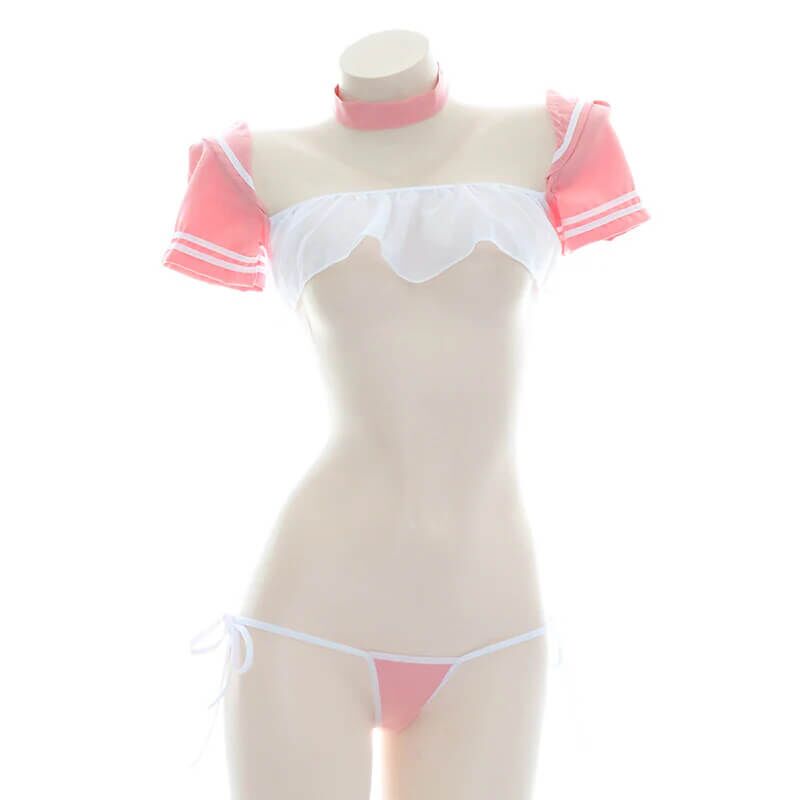 Ruffle Japanse Sexy School Girl Cosplay